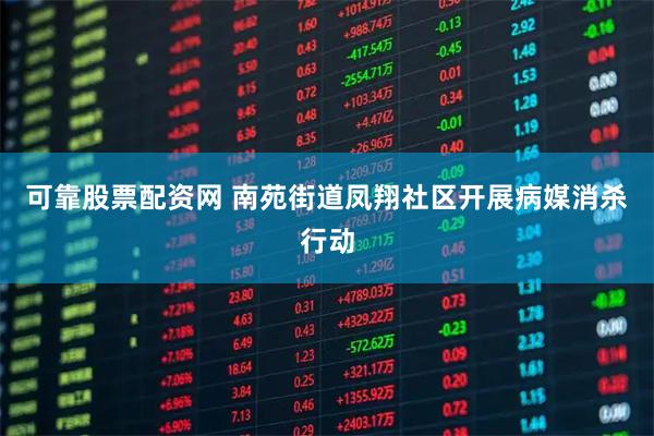 可靠股票配资网 南苑街道凤翔社区开展病媒消杀行动